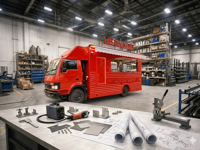 Azimuth custom food truck build